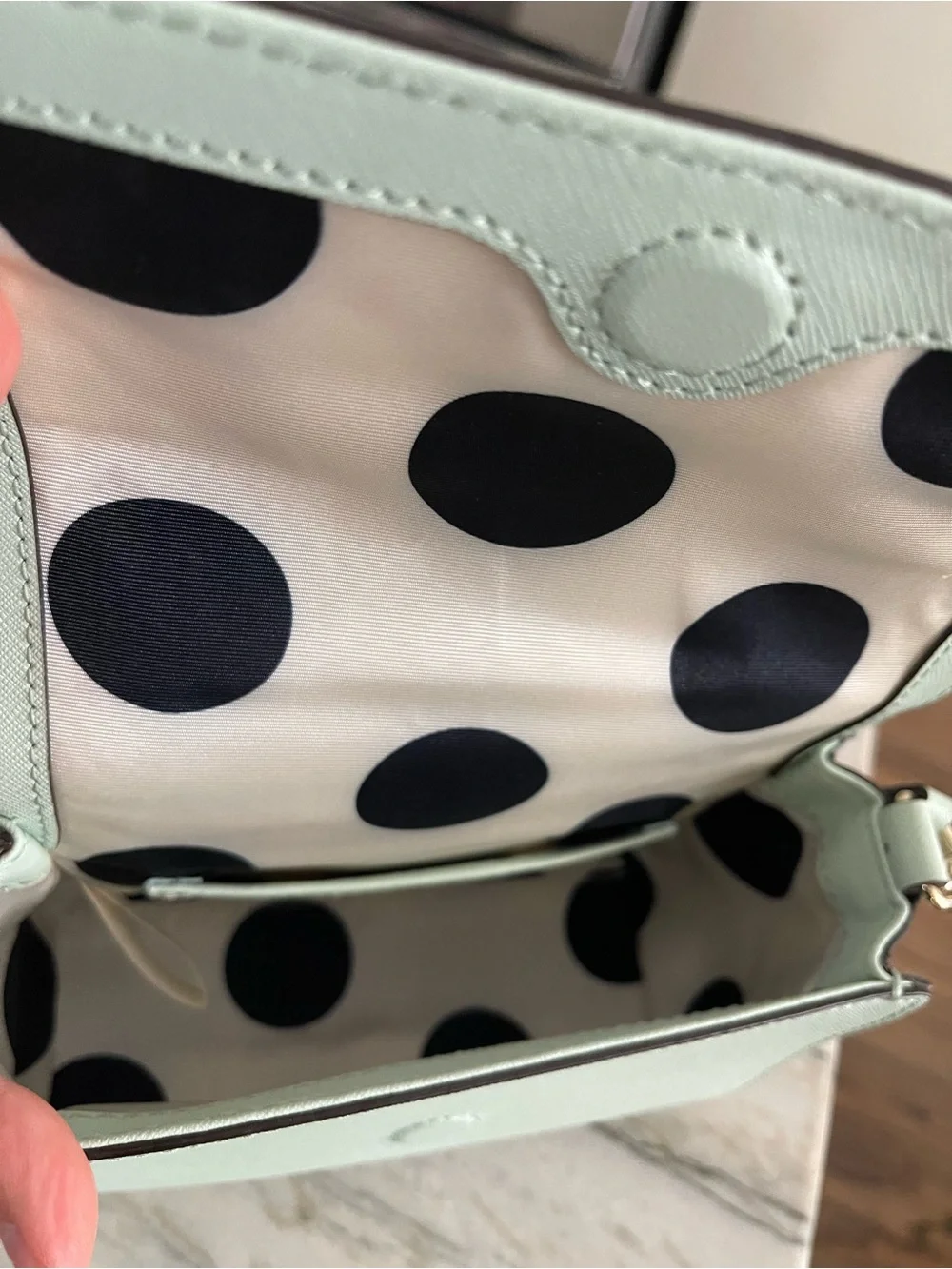 kate spade Mint Green Leather crossbody Bag